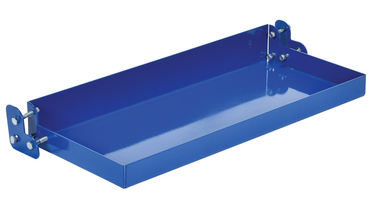 Vestil Steel Ladder Tool Tray - 23-9/16 In. Width - Blue