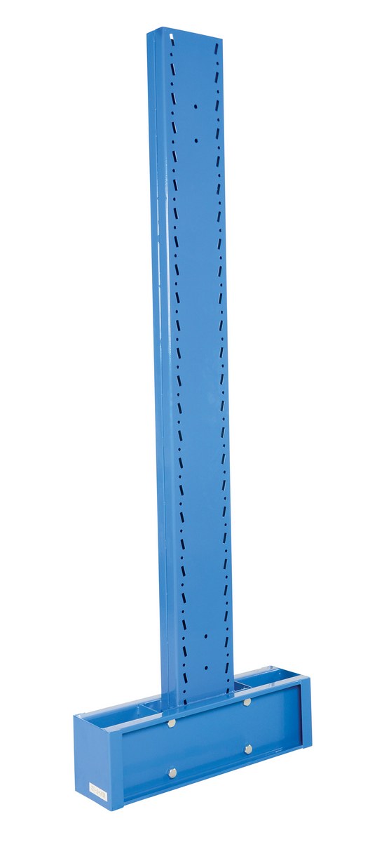 Vestil Steel Medium Duty Double Sided Cantilever Upright for - 36 In. Arms 8,800 or 7,600 lb - Blue