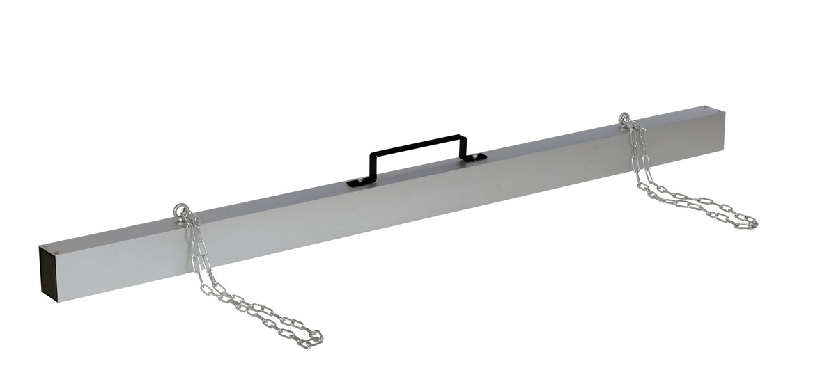 Vestil Heavy Duty Hanging Magnetic Sweepers - 3 In. x 76 In. x 7 In. 75 lb - Silver