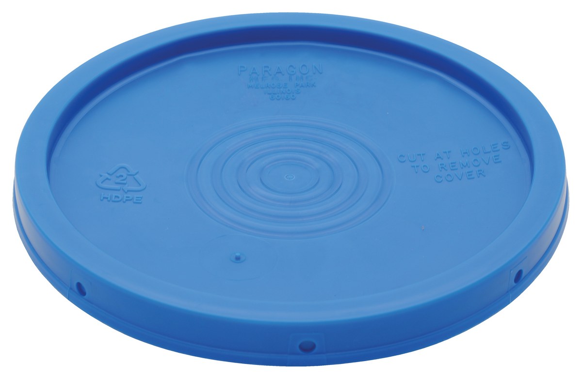 Vestil High Density Polyethylene - 3-1/2, 5 and 6 Gallon Standard Lid - Blue