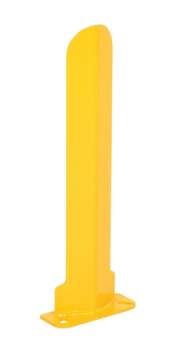 Vestil Steel Low Profile Rack Guard - 3 In. x 8 In. x 23-7/8 In. - Yellow