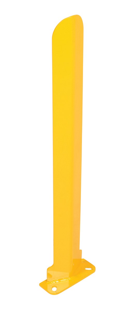 Vestil Steel Low Profile Rack Guard - 3 In. x 8 In. x 35-7/8 In. - Yellow