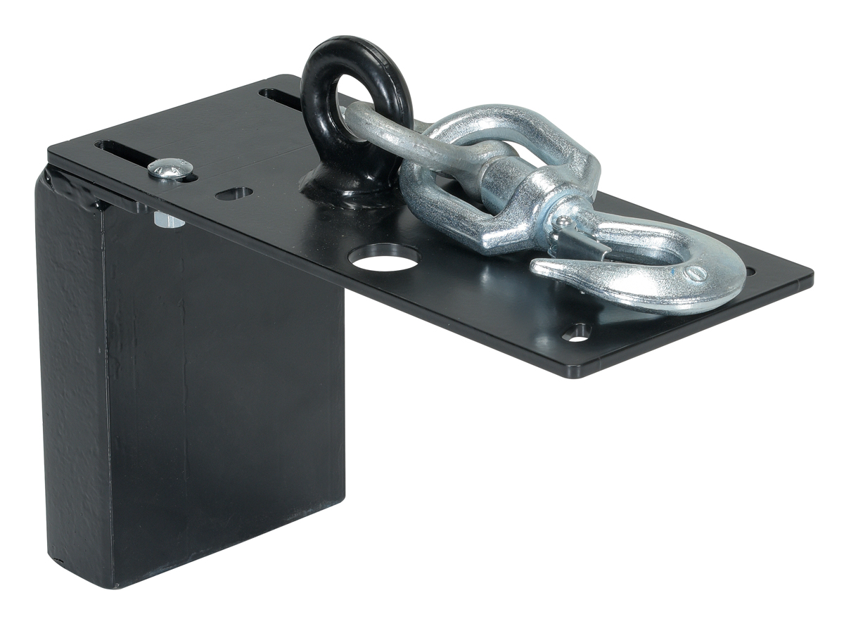 Vestil Swivel Hook Plate - 15-7/8 In. x 6 In. x 19-1/8 In. 440 lb For Mini Cable Hoist - Black