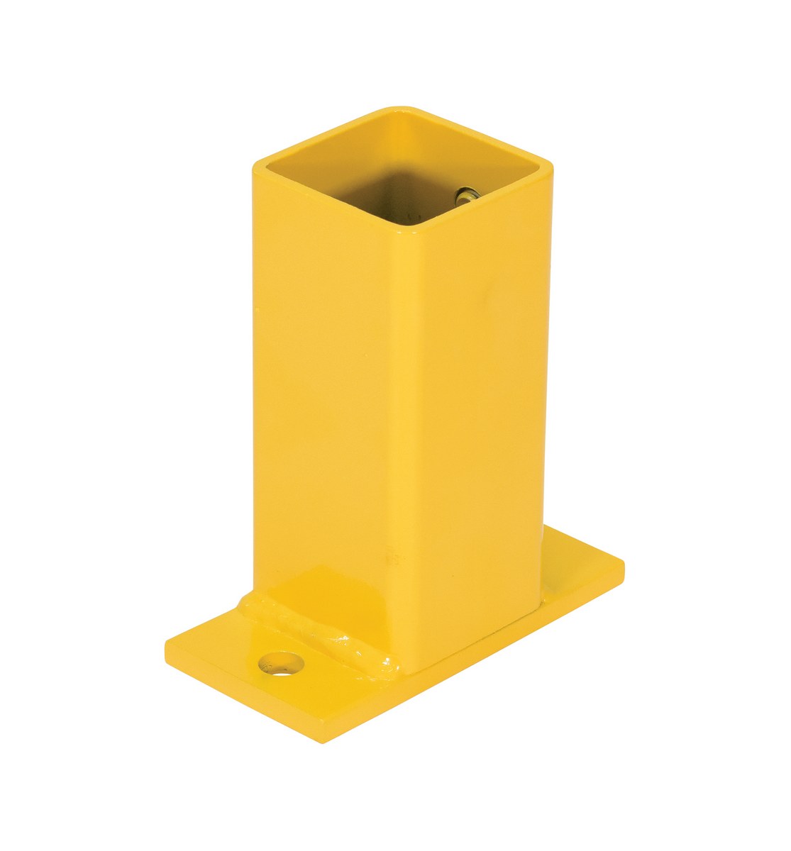Vestil Steel Modular Guard Wall Mount for Outer Post Tubing Option - 6-7/8 In. x 3 In. x 6 In. - Yellow