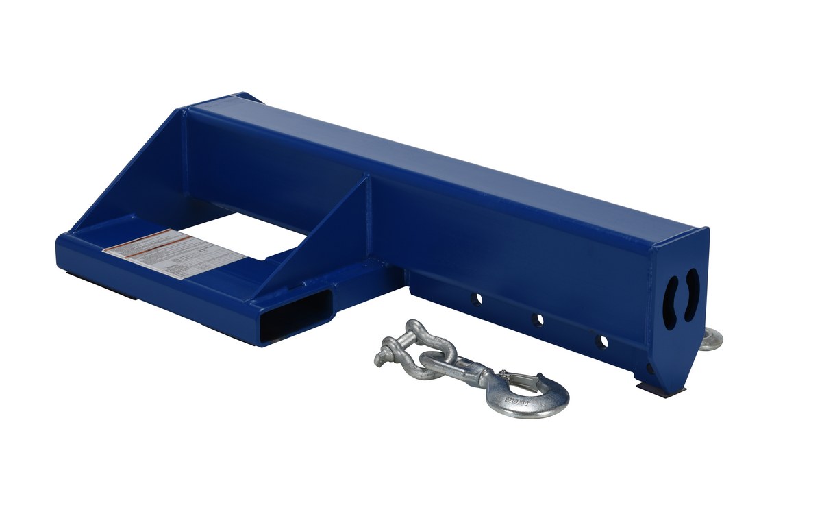 Vestil Steel Shorty Non Telescoping Lift Boom - 24 In. Fork Pocket Center 8,000 lb - Blue