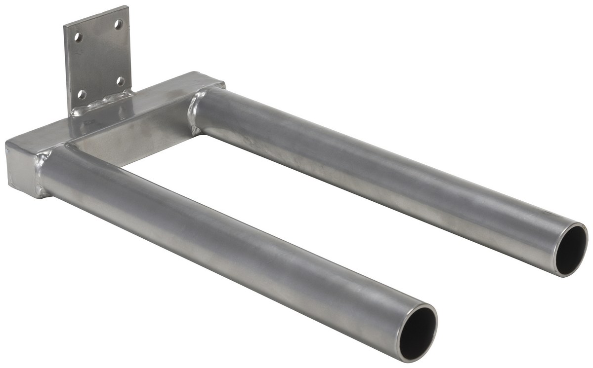 Vestil Steel Double Spindle Manual Work Positioner Attachment - 5-1/2 In. x 9-3/4 In. x 20 In. - Silver
