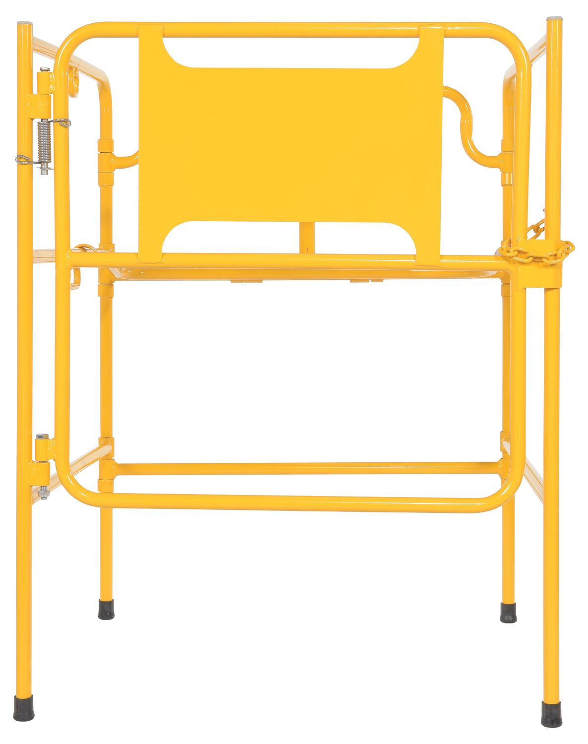 Vestil Steel Manhole Guard Rail - 32-5/8 In. x 33-5/8 In. x 44-1/8 In. - Yellow