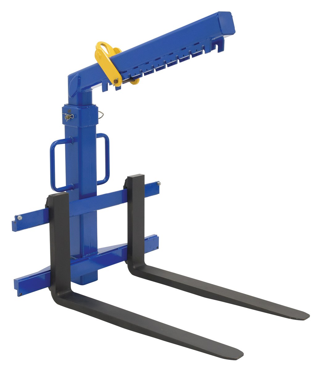 Vestil Steel Deluxe Overhead Load Lifter - 42 In. Fork Length 4000 lb - Blue