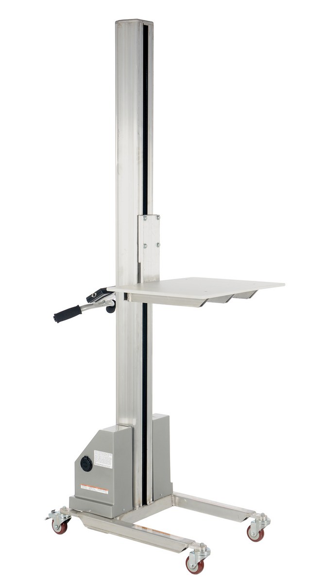 Vestil Aluminum Quick Lift DC Powered - 72 In. Raised Height 125 lb