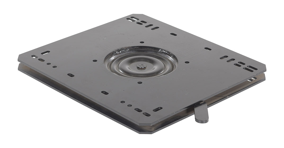 Vestil Steel Swivel Platform - 17-7/8 In. x 14 In. x 1-5/16 In. 350 lb - Black