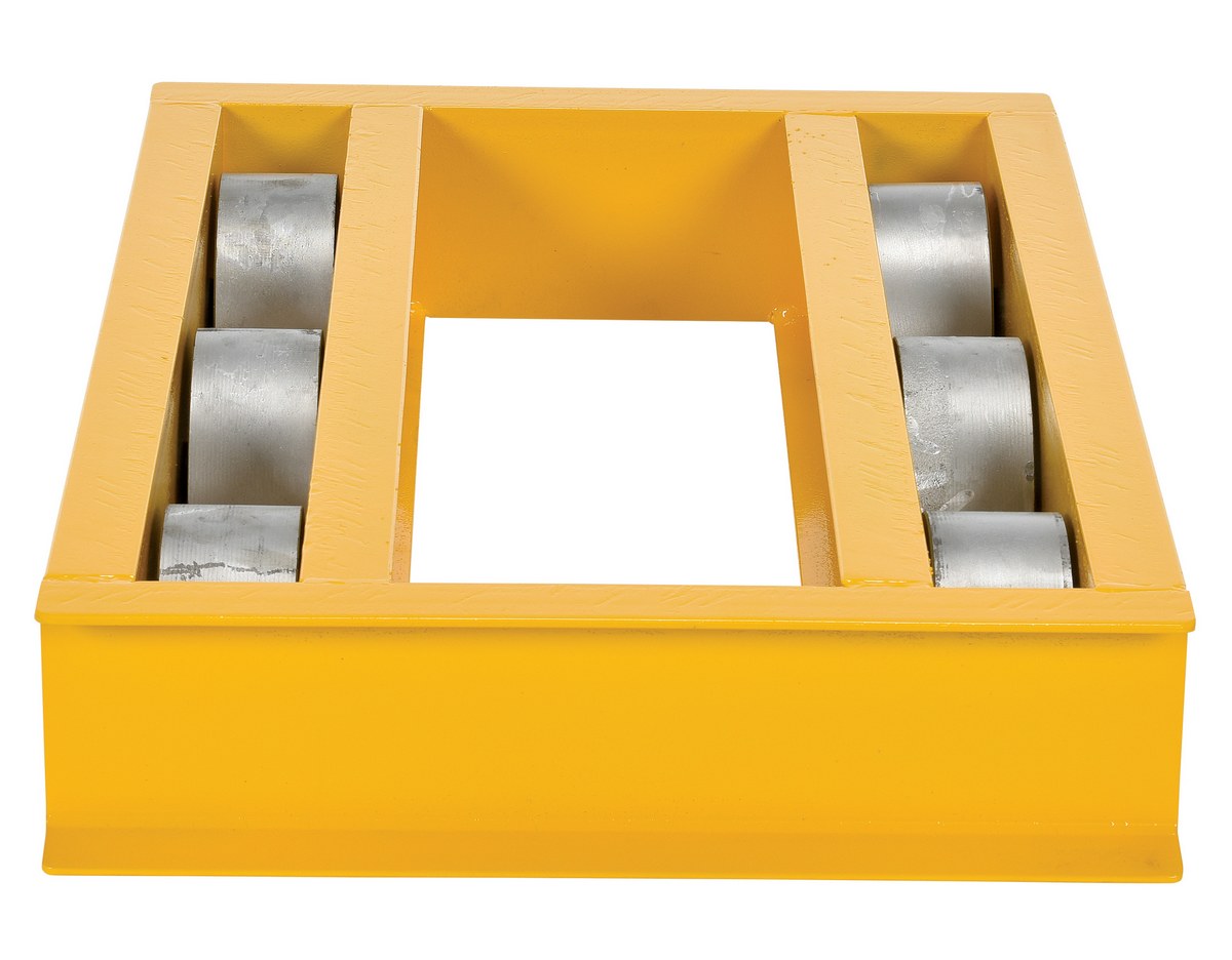 Vestil Steel Open Deck Machinery Dolly - 60 In. x 36 In. x 8-1/2 In. 10,000 lb - Yellow