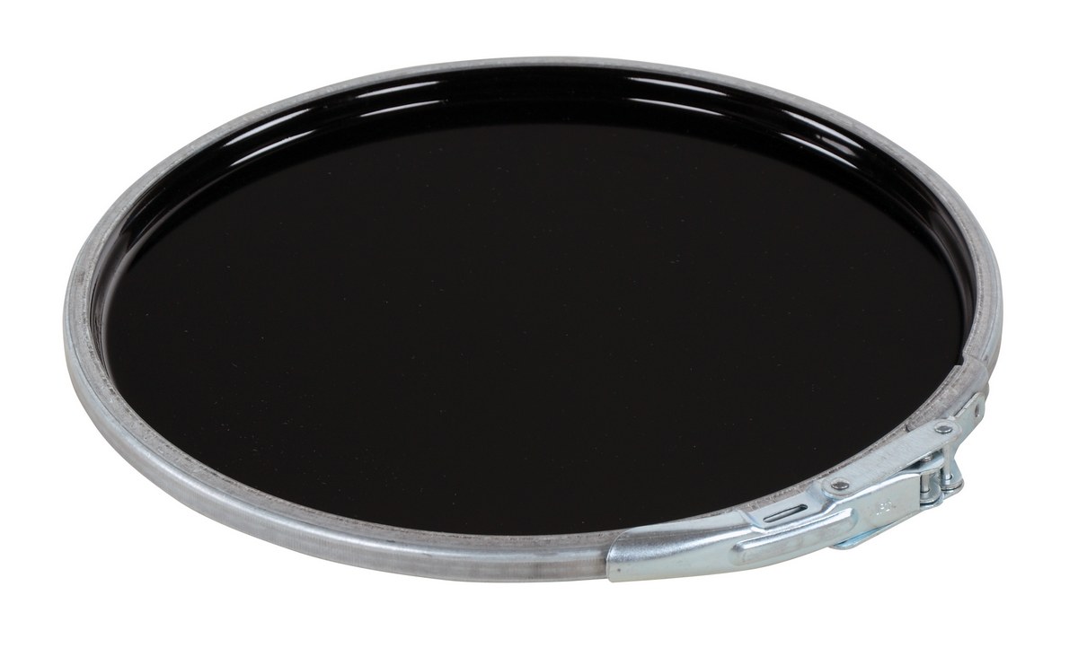 Vestil Steel UN Rated Lid And Lever Lock Combo For - 5 Gallon Bucket - Black