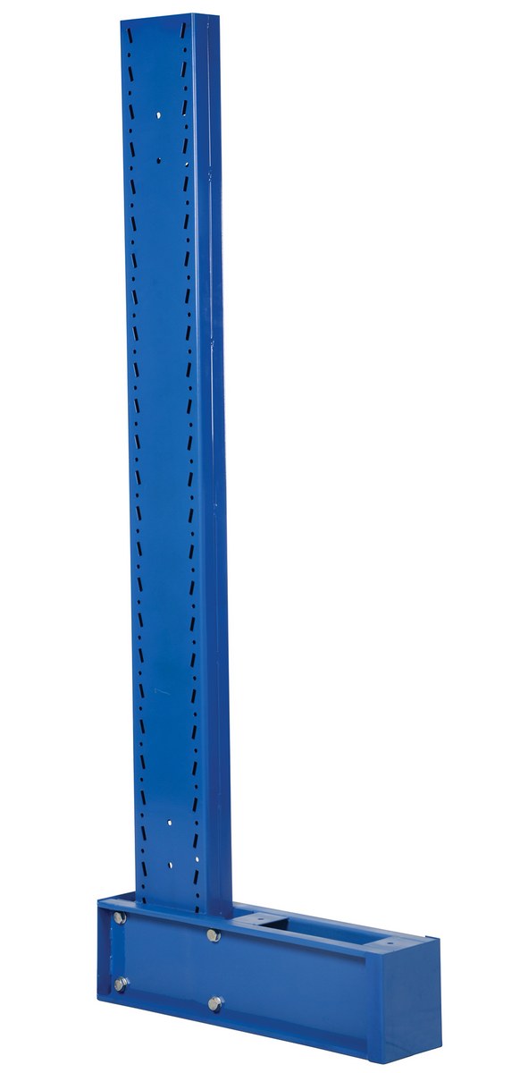 Vestil Steel Medium-Duty Single Sided Cantilever Uprights for - 12 In. Arms 10 Ft. 7,100 lb - Blue