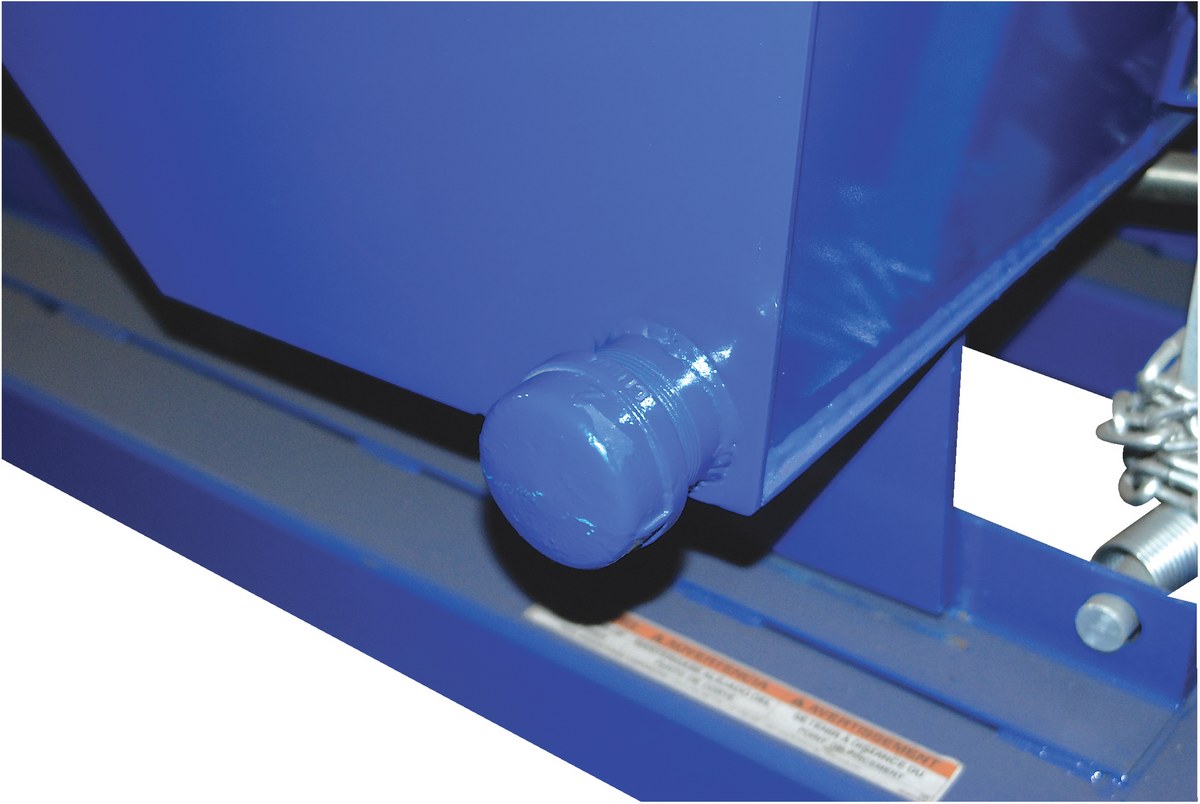 Vestil Factory Installed Welded Leak Proof For Hoppers