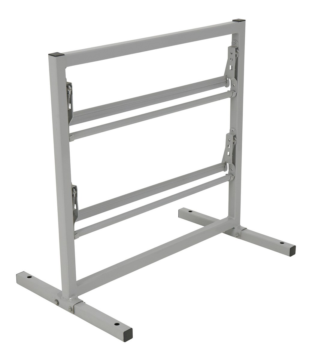Vestil Steel Paper Dispenser Stand - 2 Tiered 24 In. Roll Width 146 lb - Gray