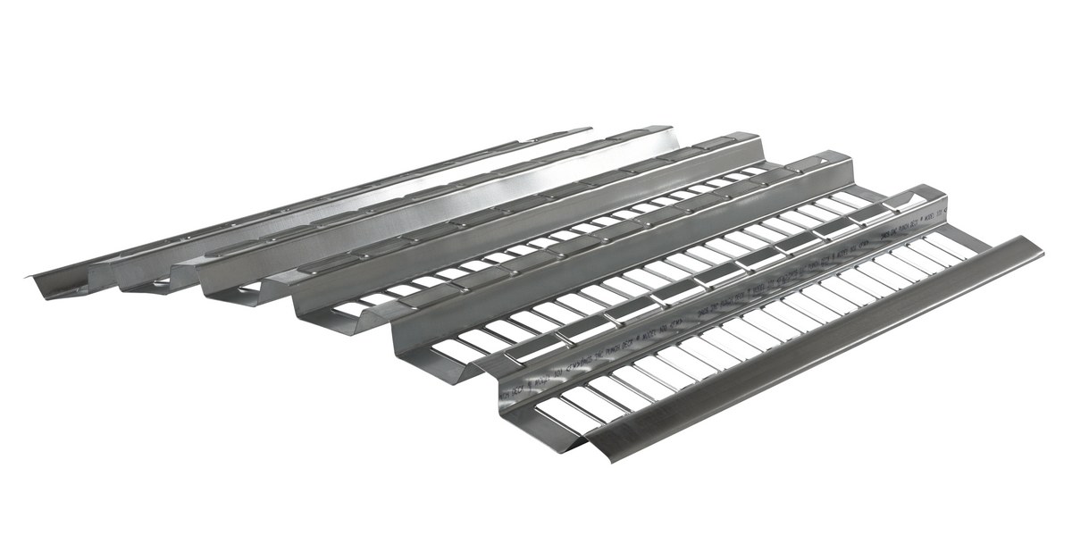 Vestil Galvanized Open-Area Pallet Rack Decking - 38-1/2 In. x 108 In. x 1-1/2 In. 3780 lb
