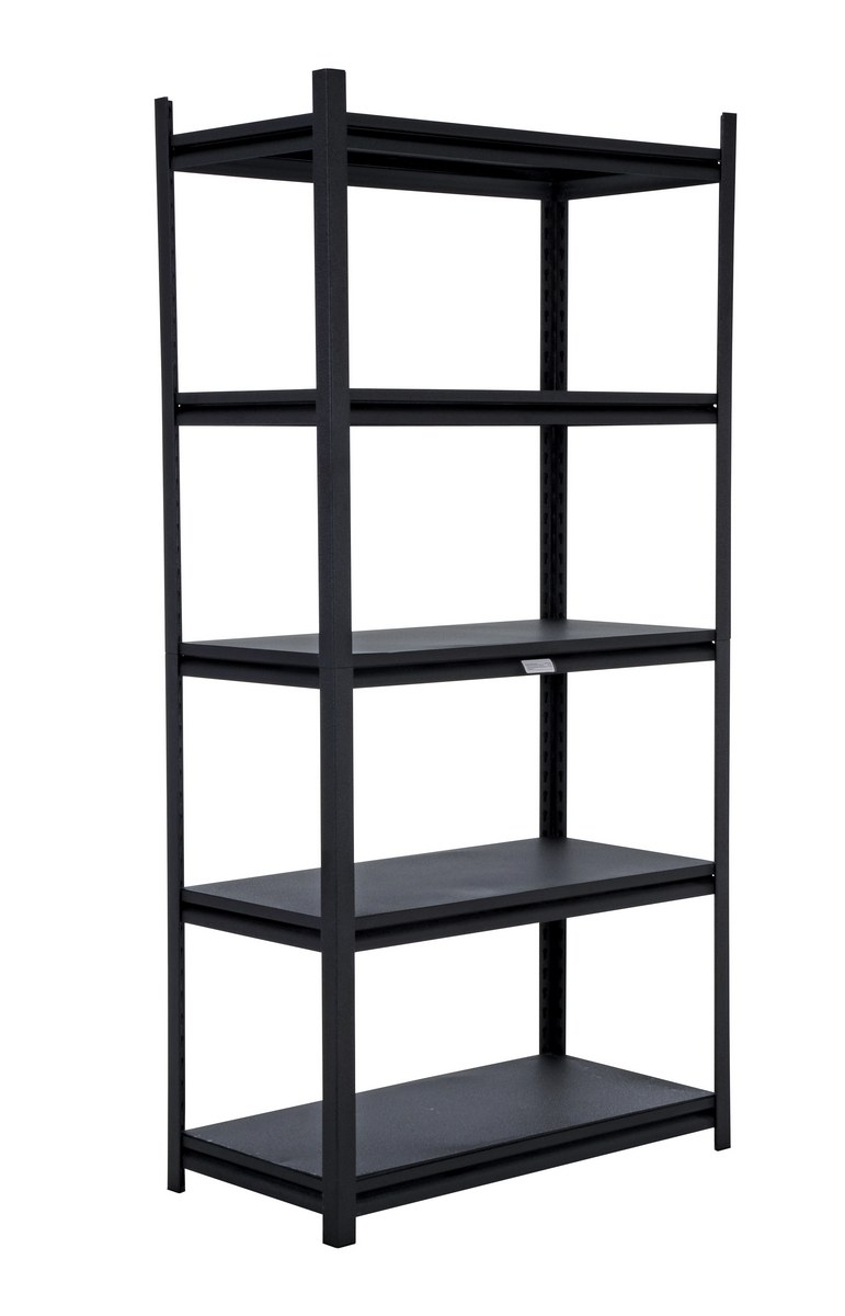 Vestil Steel Powder Coated Bolt-Less Shelving - 36 In. x 18 In. x 72-1/4 In. 2000 lb - Black