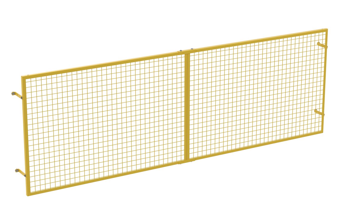 Vestil Steel Pallet Rack Back Guard - 8-1/16 In. x 147-7/32 In. x 49-7/16 In. - Yellow