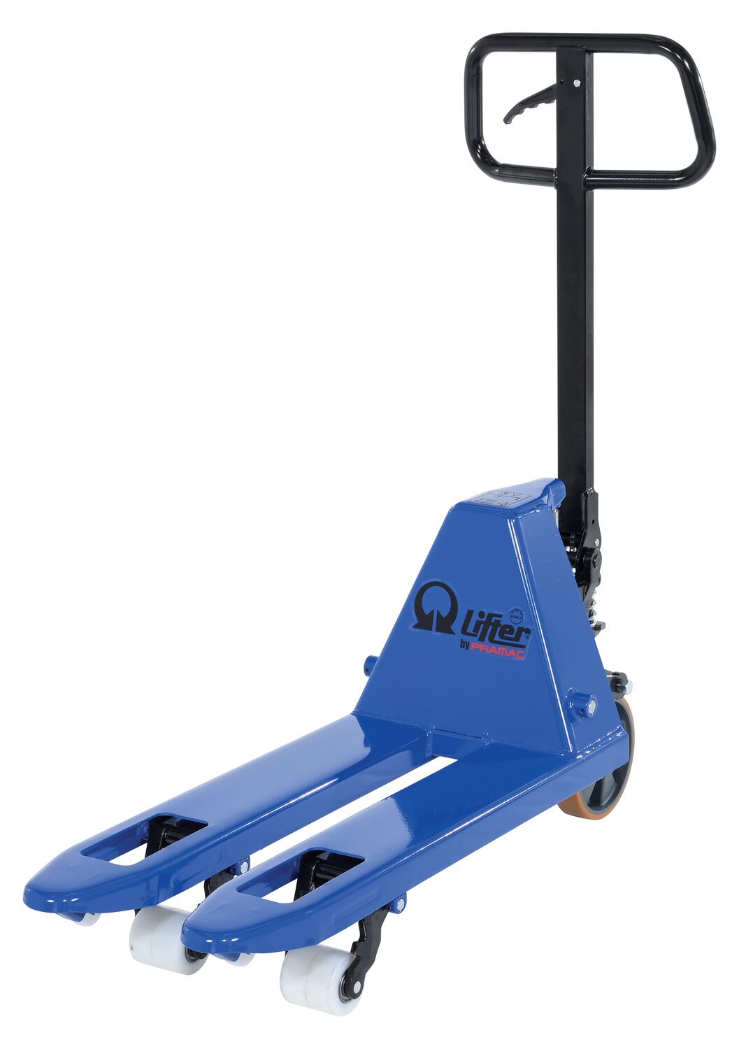 Vestil Steel Pramac Mini Hand Pallet Truck Hand Pump - 46 In. x 15-3/4 In. x 46 In. 5500 lb - Blue/Black
