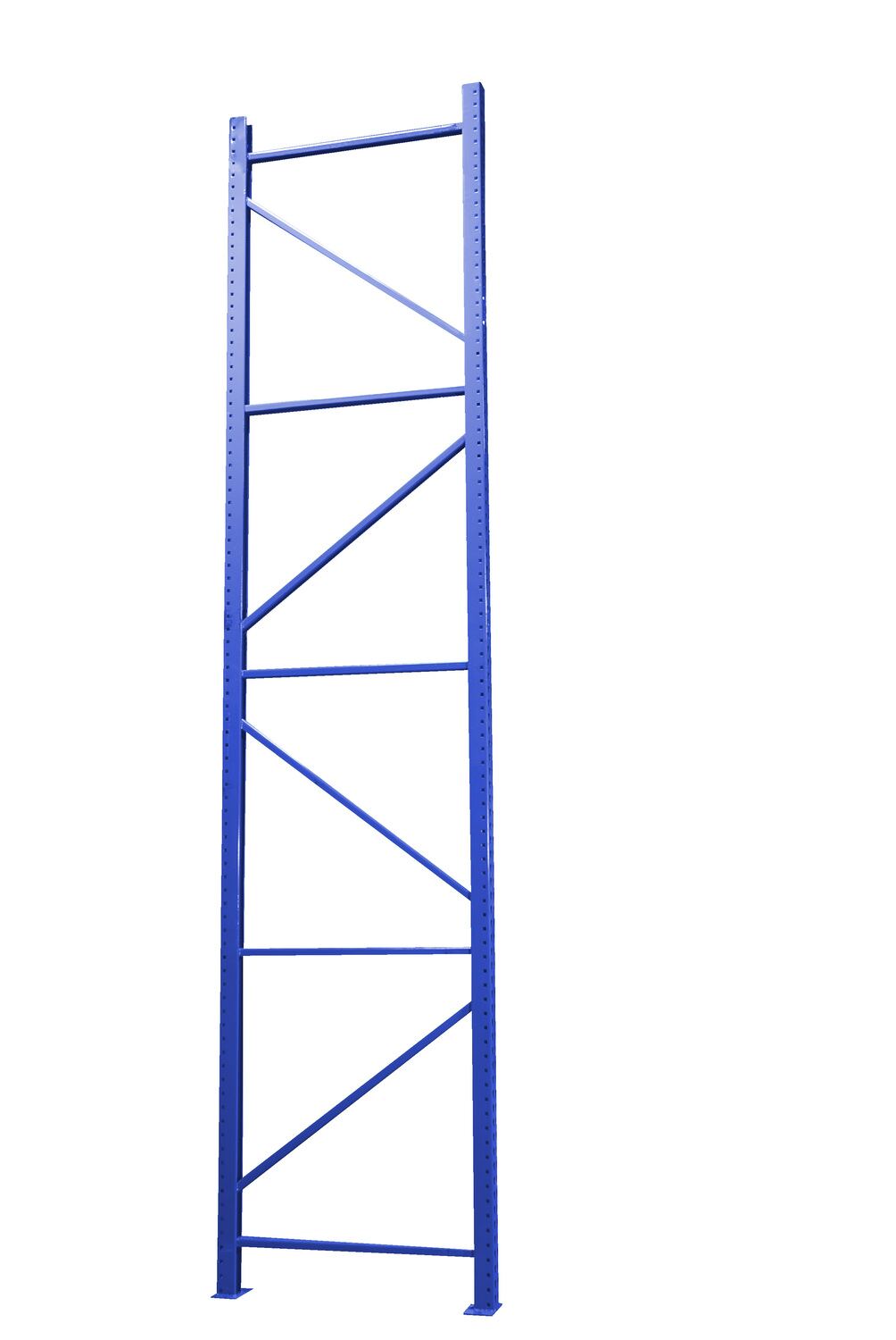 Vestil Steel Pallet Racking Frame - 10 Ft. x 42 In. 19,380 lb - Blue