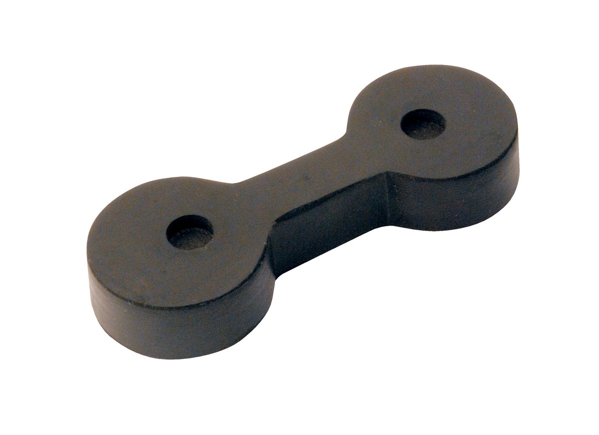 Vestil Molded Rubber Crossover Connectors Black For RHCB Models