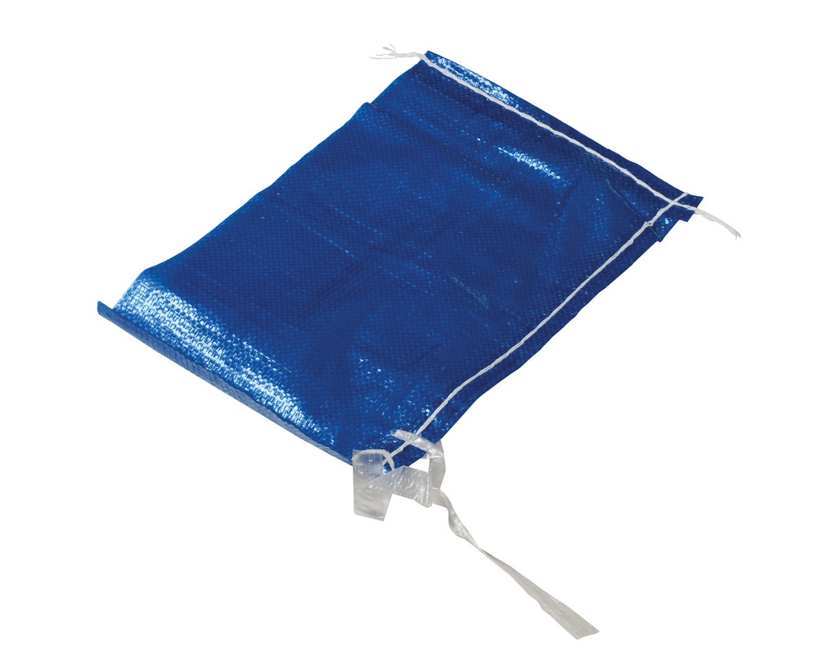 Vestil Polypropylene Woven Parts/Sand Bag - 12 In. x 8 In. x 1/16 In. 200 Pack - Blue