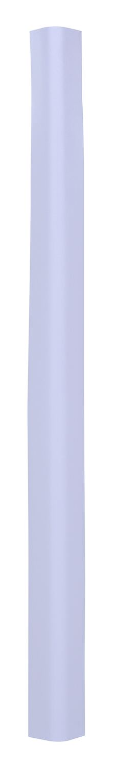 Vestil PVC Plastic Round Corner Guard - 3 In. x 3 In. x 48 In. 90 Degree Rounded - White
