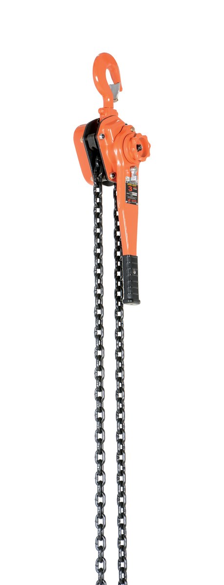 Vestil Steel Professional Lever Hoist - 20 Ft. Lift Height 6,000 lb - Orange