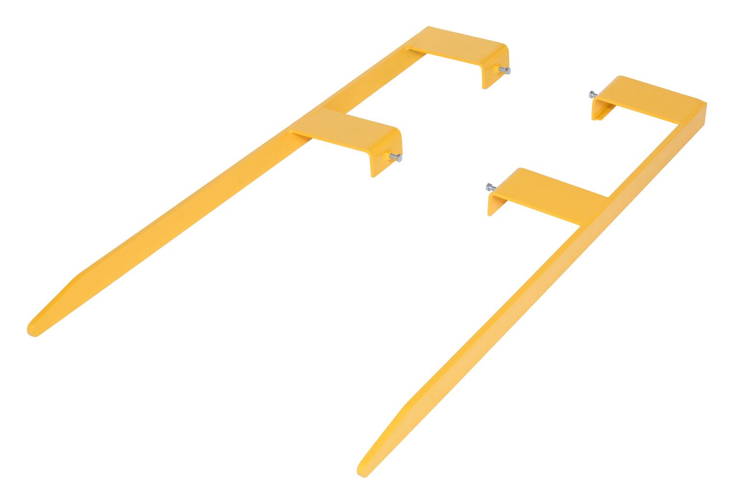 Vestil Steel Pallet Master Fork Extensions - 7 In. x 48 In. - Yellow
