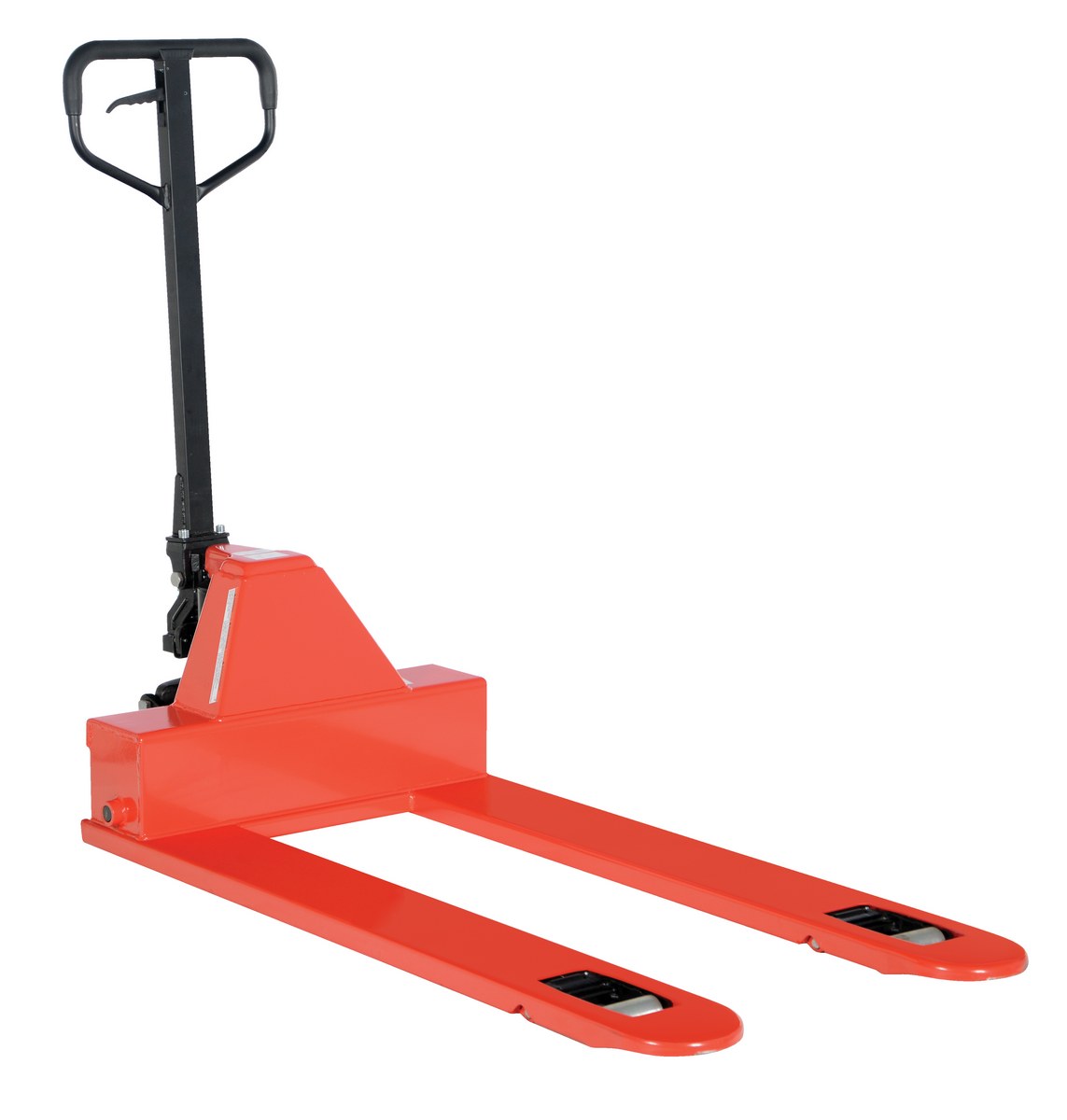Vestil Steel Low Profile Pallet Truck - 64 In. x 27 In. x 48 In. 4000 lb - Red