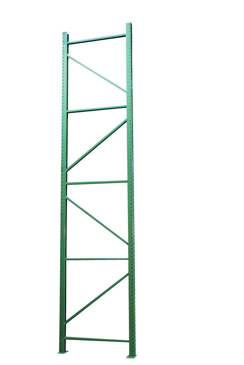 Vestil Steel Pallet Racking Frame - 18 Ft. x 42 In. 24,000 lb - Green