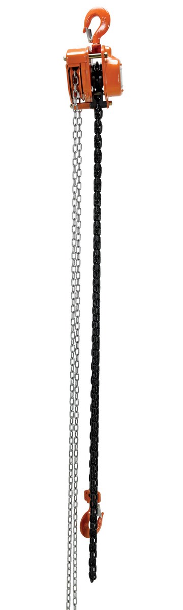 Vestil Professional Hand Chain Hoist - 15 Ft. Lift Height 4,000 lb - Orange