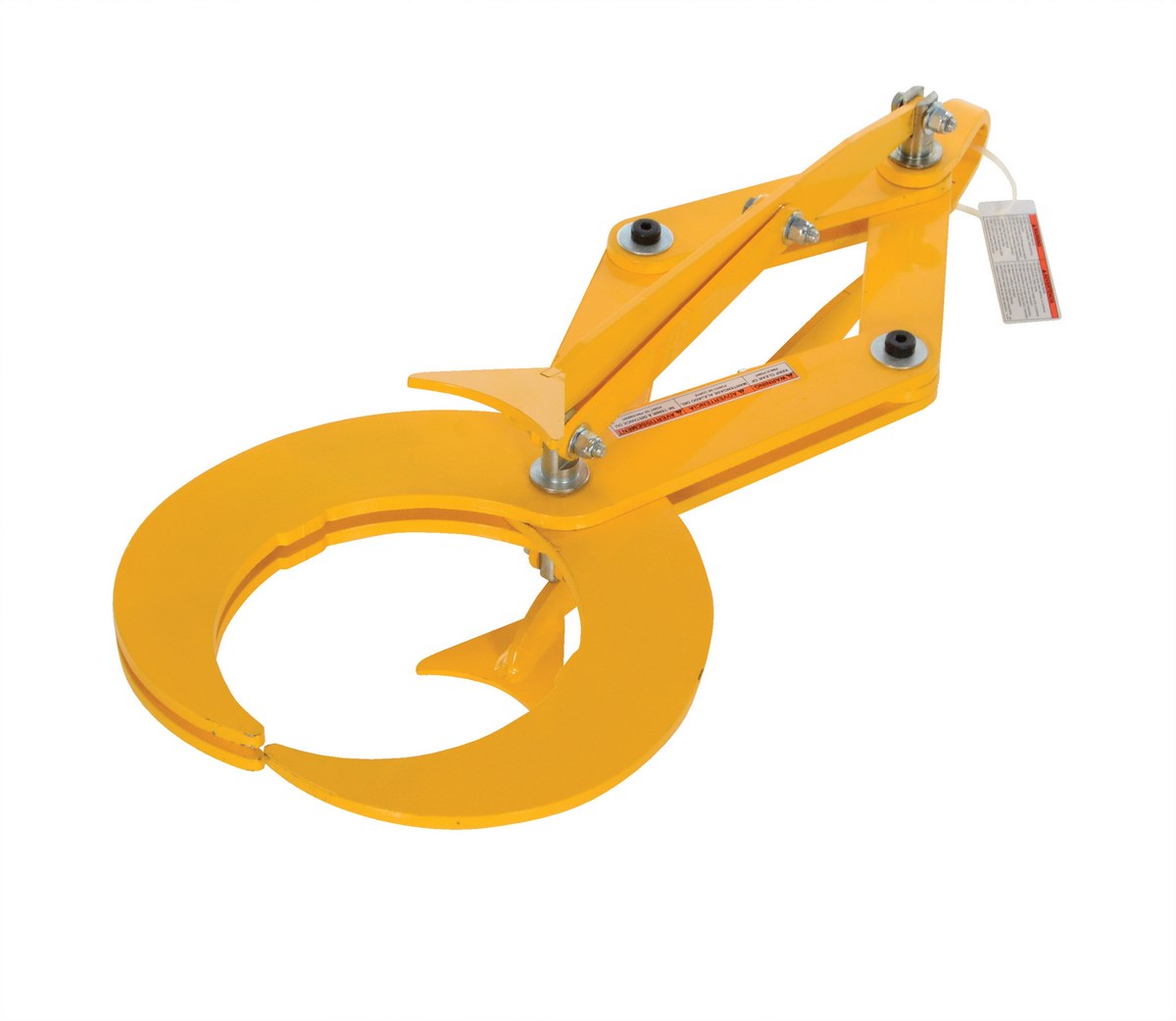 Vestil Steel Heavy Duty Pipe Grab For Steel Pipes - 37 In. x 13-1/4 In. x 24-5/8 In. 1000 lb - Yellow