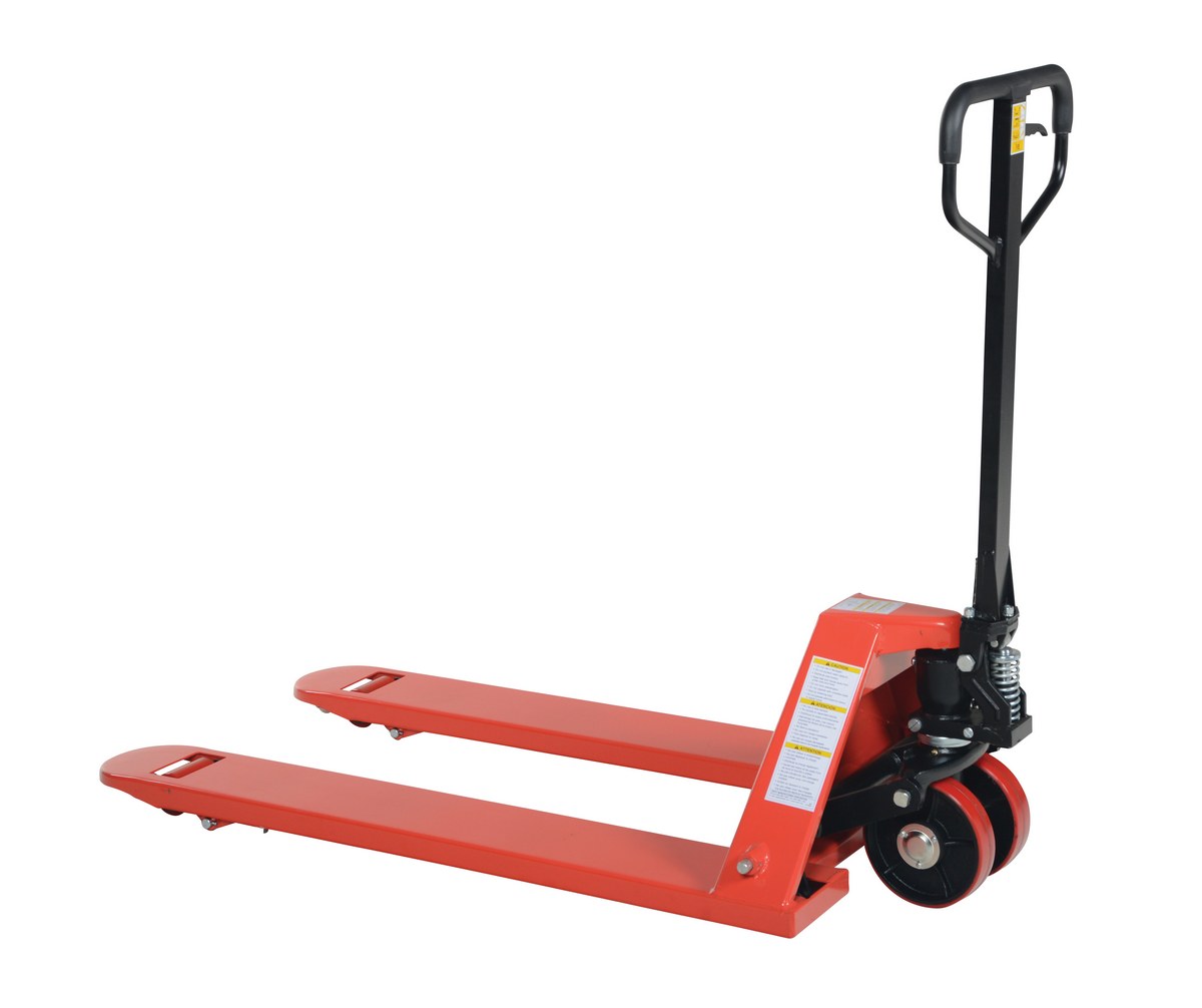 Vestil Steel Quantity 6 Full Featured Pallet Truck - 61 In. x 27 In. x 48 In. 6000 lb - Red