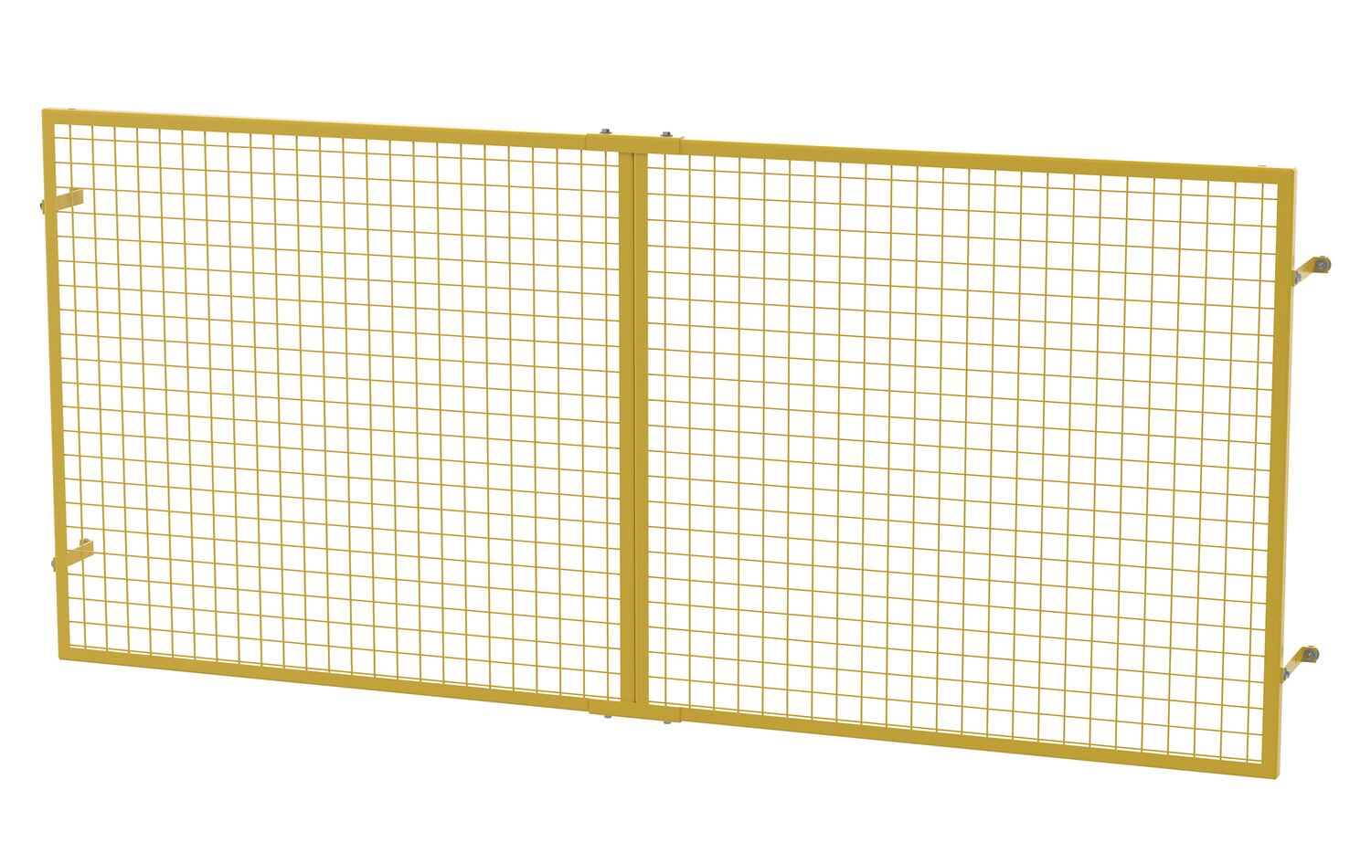 Vestil Steel Pallet Rack Back Guard - 7-3/8 In. x 110-13/16 In. x 48-1/2 In. - Yellow