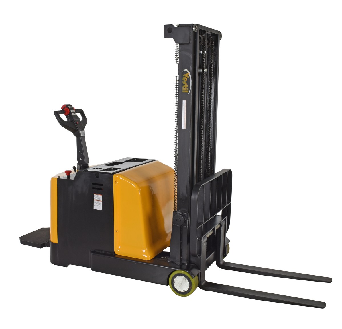 Vestil Steel Counter Balanced Powered Drive Lift - 2 In. to 118 In. Raised Height 2,000 lb Black / - Yellow