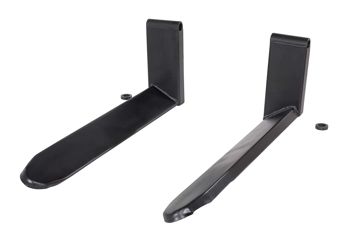 Vestil Steel Stacker Drum/Roll/Reel Forks - 1,200 lb - Black