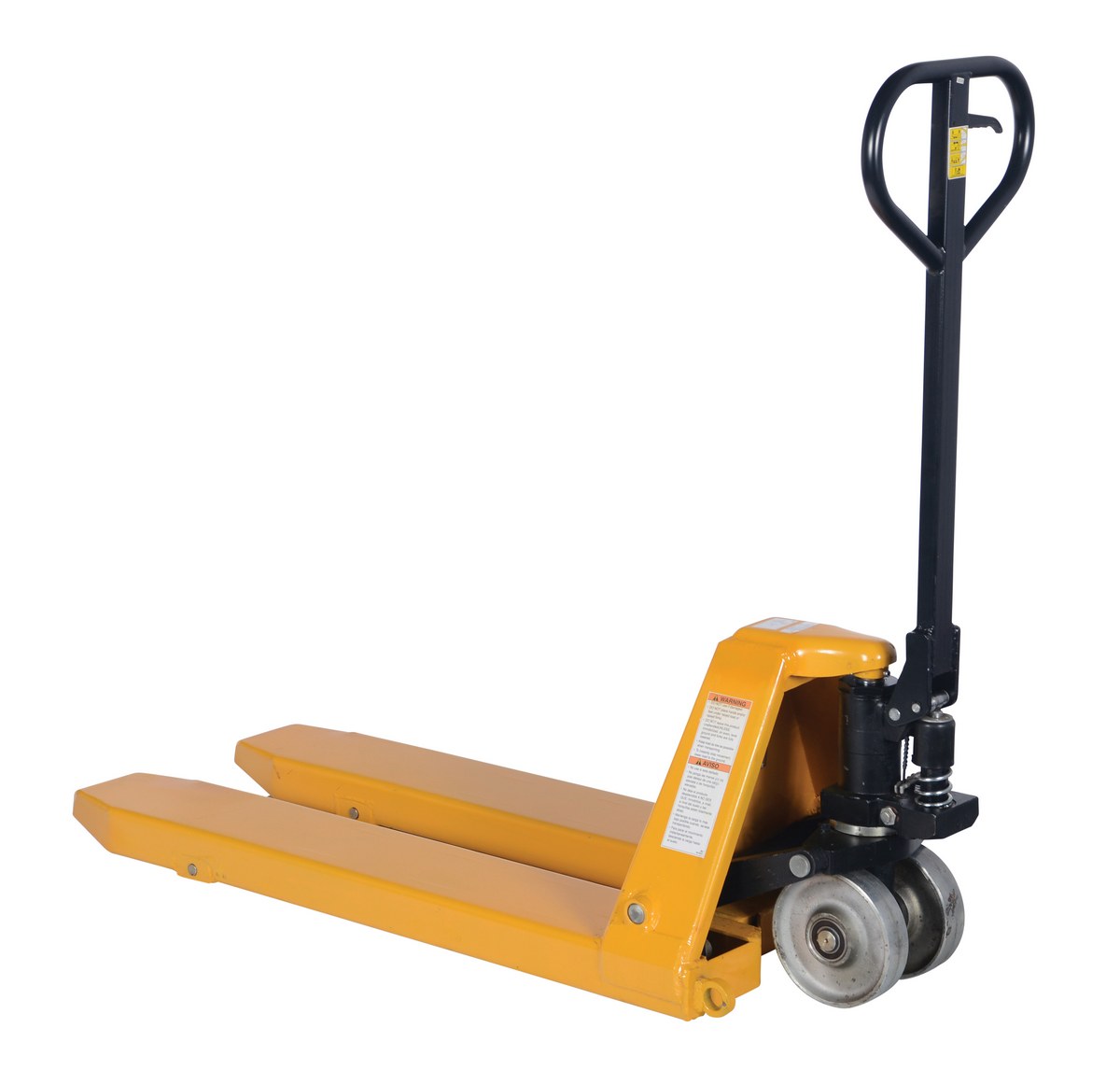 Vestil Steel Full Featured Pallet Truck - 58 In. x 22-3/4 In. x 48 In. 10000 lb - Yellow