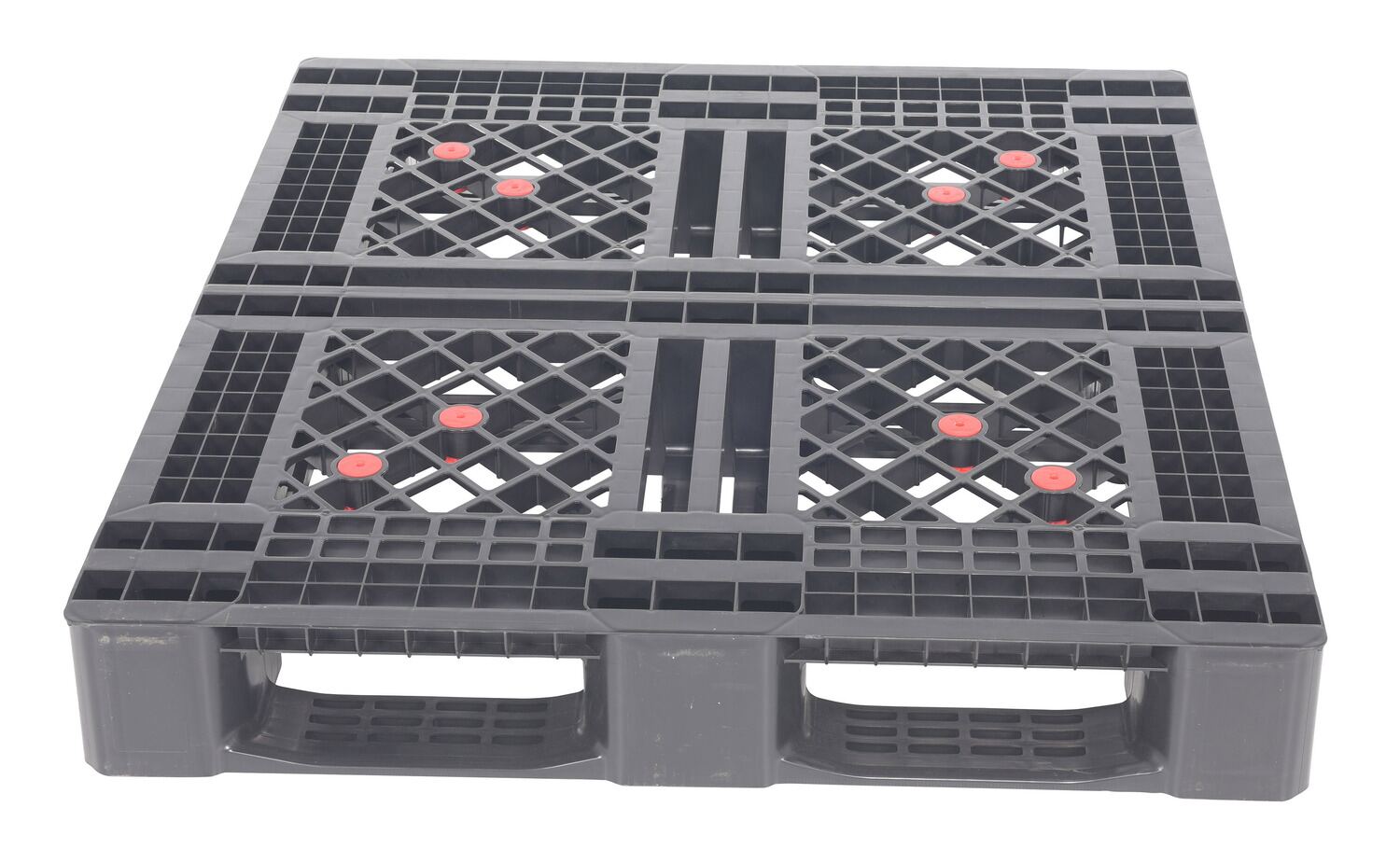 Vestil High Density Polyethylene Pallet - 48 In. x 40 In. x 6 In. 8000 lb Static - Black