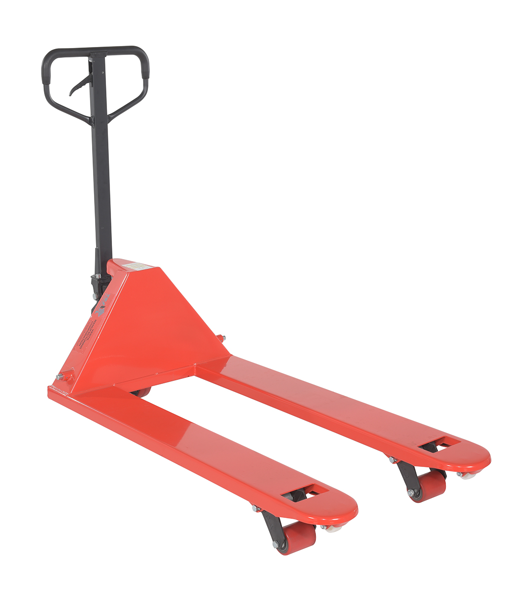 Vestil Steel Pallet Truck - 61-11/16 In. x 27 In. x 48-5/8 In. 5500 lb - Red