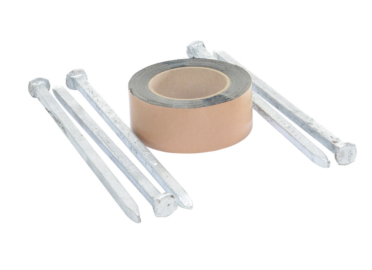 Vestil Plastic Speed Bump with 5 Holes Asphalt Hardware Kit - 13 In. x 7 In. x 6 In. - Silver