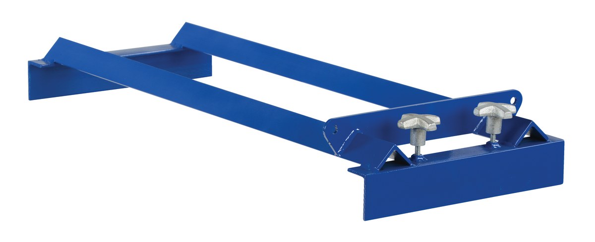 Vestil Steel Pallet Rack Drum Cradle - 36-1/2 In. x 15-7/8 In. x 5-5/8 In. 800 lb - Blue
