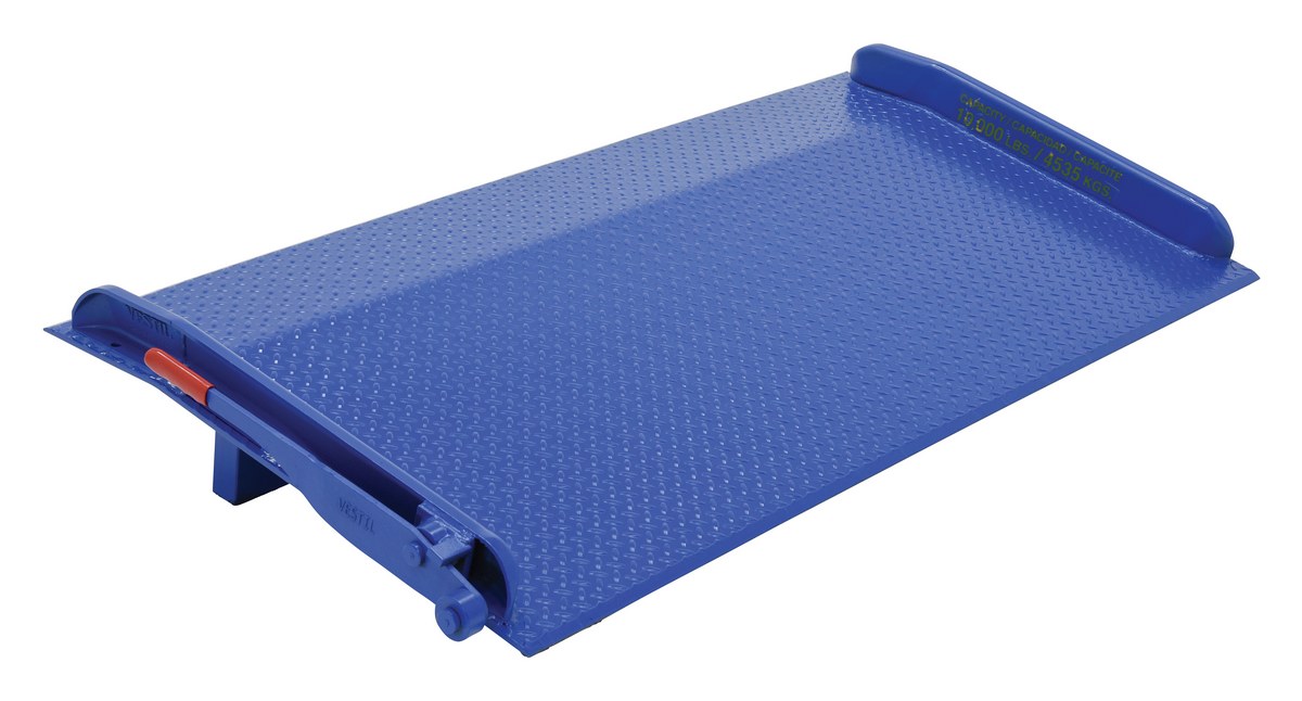 Vestil Steel Truck Dock Board - 72 In. x 36 In. 10,000 lb - Blue
