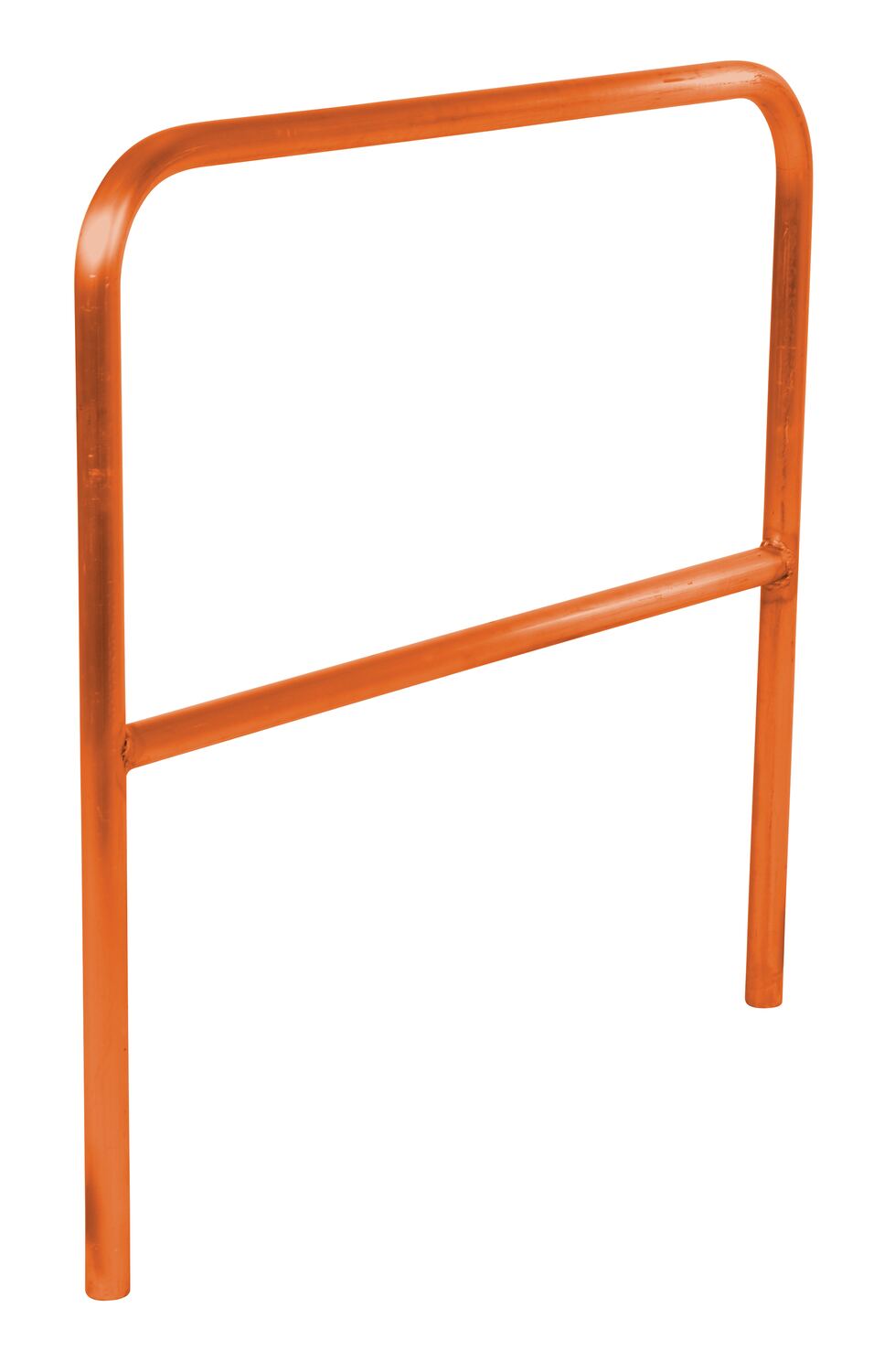 Vestil Steel Safety Railing - 4 Ft. Length - Orange