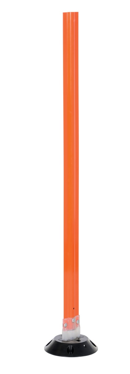 Vestil Polycarbonate Surface Flexible Stakes - 48 In. x 3-1/4 In. - Orange