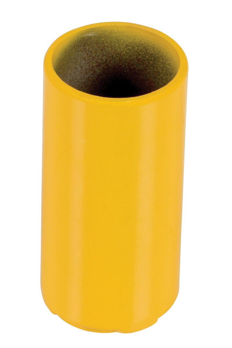 Vestil Steel Sleeve - 2 In. Diameter For Pipe Safety Railing - Yellow