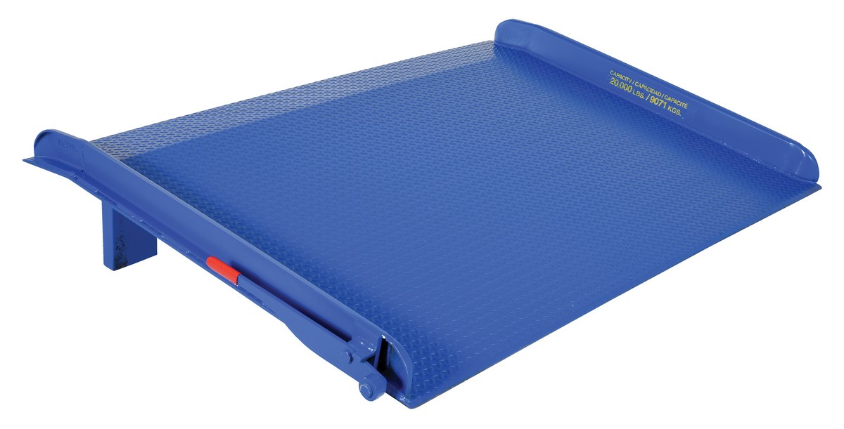 Vestil Steel Truck Dock Board - 84 In. x 60 In. 20,000 lb - Blue