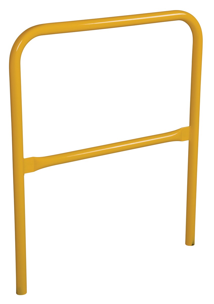 Vestil Steel Safety Railing - 3 Ft. Length - Yellow