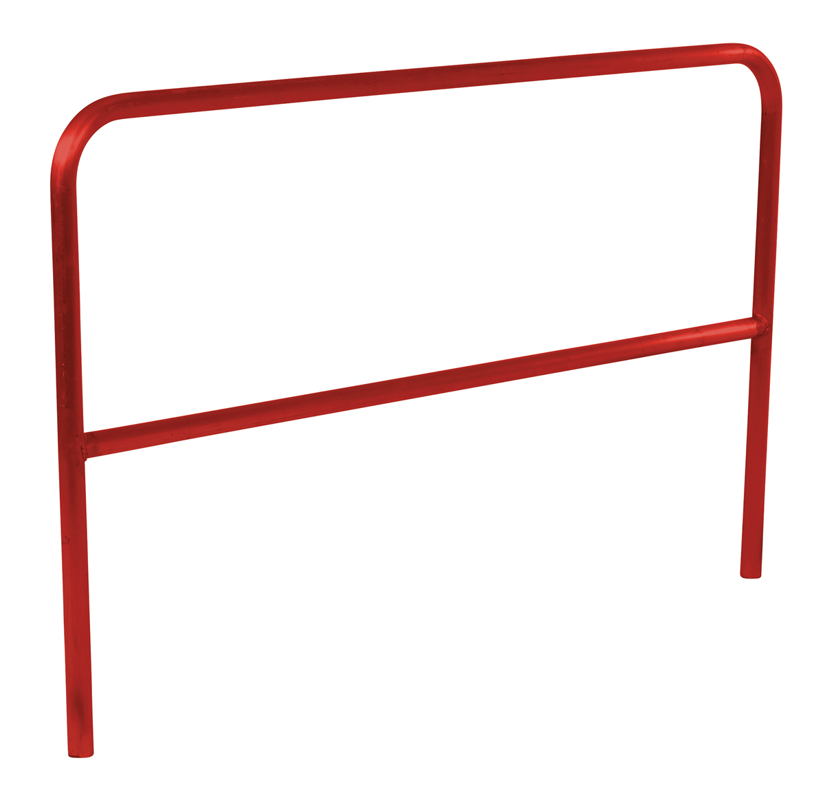 Vestil Steel Safety Railing - 6 Ft. Length - Red