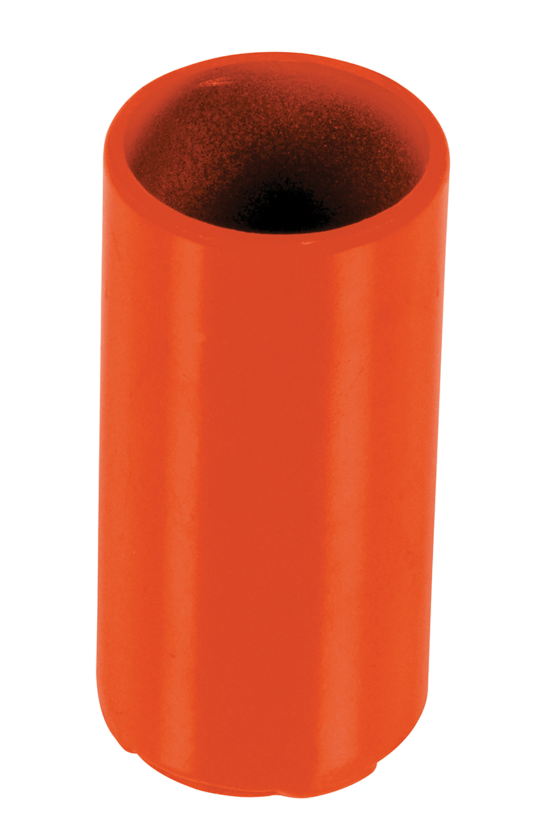 Vestil Steel Sleeve - 2 In. Diameter For Pipe Safety Railing - Orange